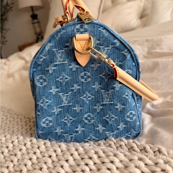 Louis Vuitton Denim Monogram Soft speedy 30 (2026!) - Picture 4 of 9